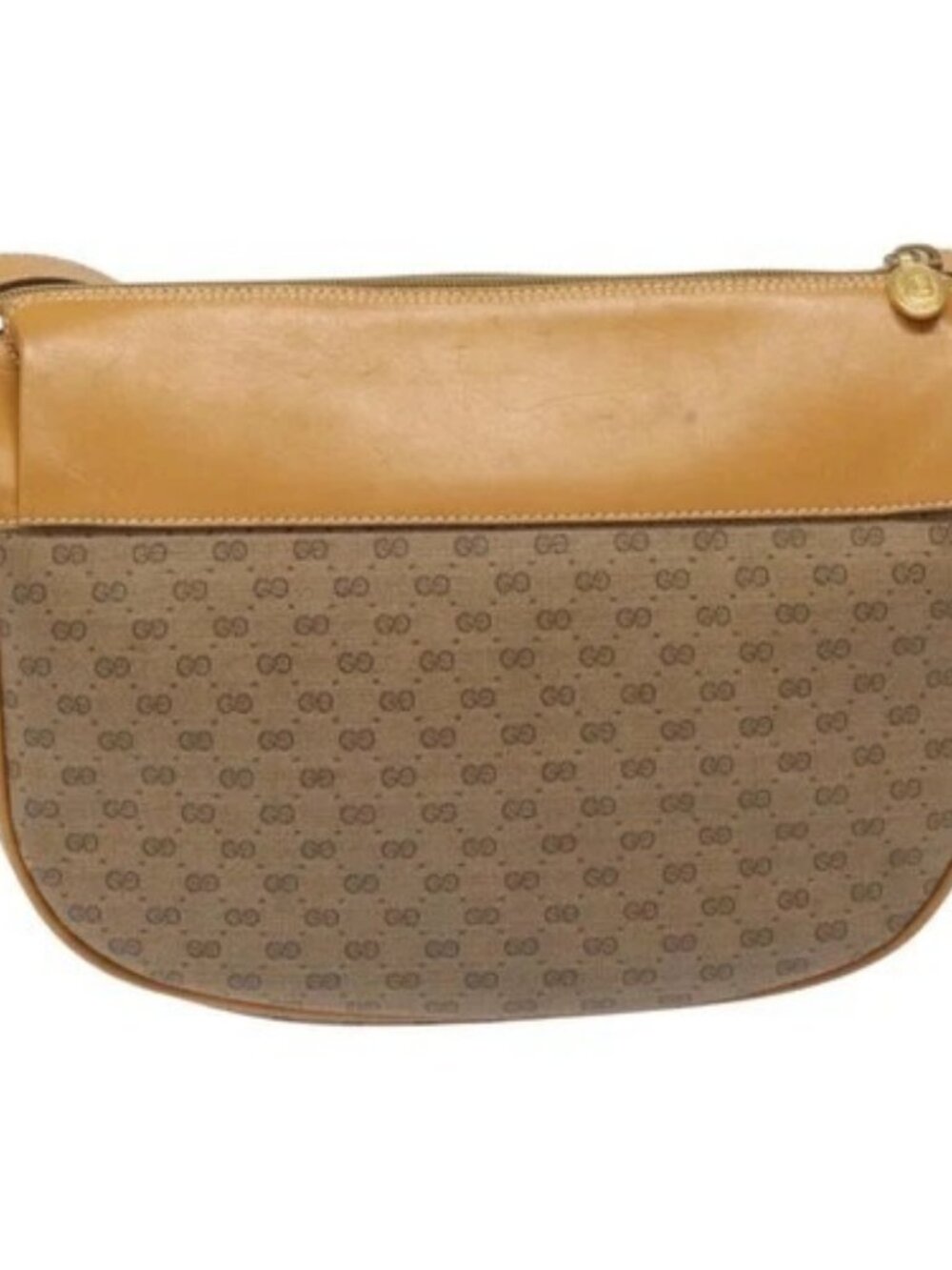 GUCCI Micro GG Supreme Web Sherry Line Bag PVC Brown 001 115 0918 Auth BA352 - Picture 2 of 16